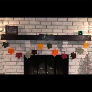 Crochet Leaf Garland